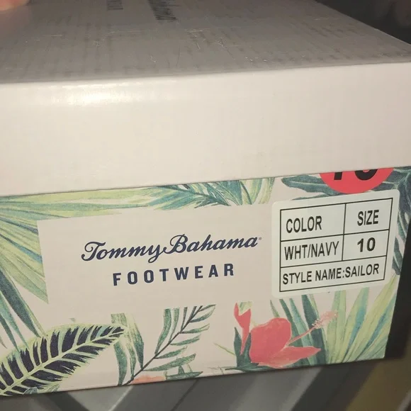 Tommy Bahama Striped Sailor Slip On Sneakers NIB - Picture 7 of 9